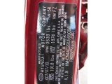 2011 Accent Color Code for Wine Red Pearl - Color Code: 5R