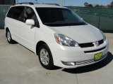2004 Arctic Frost White Pearl Toyota Sienna XLE #43991179