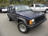 1995 Dark Montego Blue Pearl Jeep Cherokee Sport #43991235