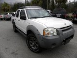 2001 Cloud White Nissan Frontier XE V6 Crew Cab #43991236
