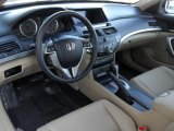 2010 Honda Accord EX-L V6 Coupe Ivory Interior