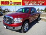 2007 Inferno Red Crystal Pearl Dodge Ram 1500 ST Quad Cab 4x4 #44088824