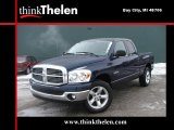 2008 Patriot Blue Pearl Dodge Ram 1500 Big Horn Edition Quad Cab 4x4 #44089157