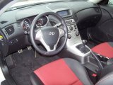 2010 Hyundai Genesis Coupe 2.0T Track Black/Red Interior