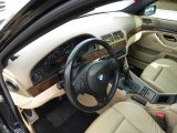 2003 BMW 5 Series 540i Sedan Sand Beige Interior