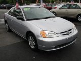 2002 Satin Silver Metallic Honda Civic LX Coupe #44089226