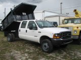 2000 Oxford White Ford F450 Super Duty XL Crew Cab Dump Truck #44089244