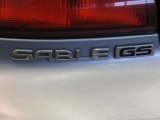 1998 Mercury Sable LS Sedan Marks and Logos