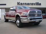 2011 Deep Cherry Red Crystal Pearl Dodge Ram 3500 HD Laramie Crew Cab 4x4 Dually #44088541