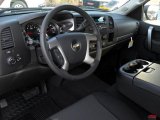 2011 Chevrolet Silverado 1500 LT Crew Cab Ebony Interior