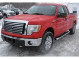2011 Race Red Ford F150 XLT SuperCab 4x4 #44204554