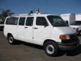 2001 Bright White Dodge Ram Van 2500 Commercial #44203228