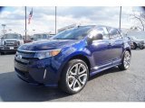Kona Blue Metallic Ford Edge in 2011