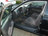 2000 Honda Civic EX Coupe Dark Gray Interior
