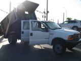 2000 Oxford White Ford F450 Super Duty XL Crew Cab Dump Truck #44204996