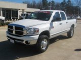 2007 Bright White Dodge Ram 2500 Lone Star Edition Quad Cab 4x4 #44204191