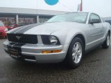 2008 Brilliant Silver Metallic Ford Mustang V6 Deluxe Coupe #44203326