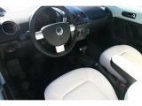 2010 Volkswagen New Beetle Final Edition Convertible White Interior
