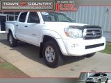 2010 Super White Toyota Tacoma V6 SR5 Double Cab 4x4 #44204319