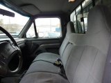 1996 Ford F250 XLT Regular Cab 4x4 Grey Interior