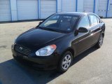 2009 Ebony Black Hyundai Accent GLS 4 Door #44316629