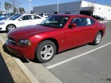2010 Inferno Red Crystal Pearl Dodge Charger SXT #44316653