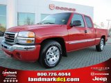 2006 Fire Red GMC Sierra 1500 SL Extended Cab #44316011