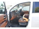 2010 Toyota Sequoia Platinum Red Rock Interior