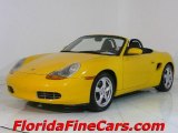 2002 Speed Yellow Porsche Boxster  #441442