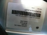 2006 Elise Color Code for Krypton Green - Color Code: B109