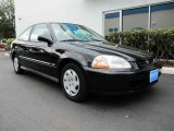 1997 Black Pearl Metallic Honda Civic EX Coupe #44394511