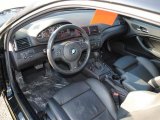 2005 BMW 3 Series 330i Coupe Black Interior