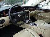 2008 Jaguar XJ XJR Champagne/Charcoal Interior