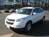 2011 White Diamond Tricoat Chevrolet Traverse LT #44451813