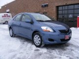 2010 Pacific Blue Metallic Toyota Yaris Sedan #44508561