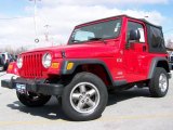 2005 Flame Red Jeep Wrangler X 4x4 #4423766
