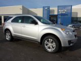 2011 Silver Ice Metallic Chevrolet Equinox LS AWD #44511180