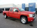 2011 Victory Red Chevrolet Silverado 1500 LT Extended Cab 4x4 #44511183