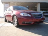 2011 Deep Cherry Red Crystal Pearl Chrysler 200 Limited #44511659