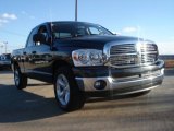 2008 Brilliant Black Crystal Pearl Dodge Ram 1500 Lone Star Edition Quad Cab #44511666