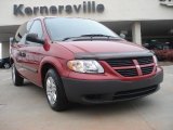 2006 Inferno Red Crystal Pearl Dodge Caravan SE #44511670