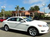 2010 White Platinum Metallic Tri-Coat Ford Taurus SEL #44508924