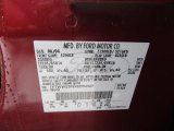2004 F350 Super Duty Color Code for Dark Toreador Red Metallic - Color Code: JM