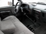 1990 Ford F150 XLT Lariat Regular Cab Dark Charcoal Interior