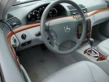 2001 Mercedes-Benz S 430 Sedan Ash Interior