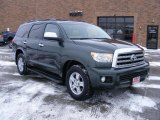 2008 Timberland Green Mica Toyota Sequoia Limited 4WD #44510599