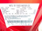 2007 F250 Super Duty Color Code for Red Clearcoat - Color Code: F1