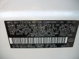 2010 IS Color Code for Starfire White Pearl - Color Code: 077