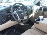 2011 Chevrolet Silverado 1500 Extended Cab 4x4 Light Cashmere/Ebony Interior