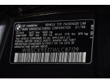 1998 BMW M Roadster Info Tag